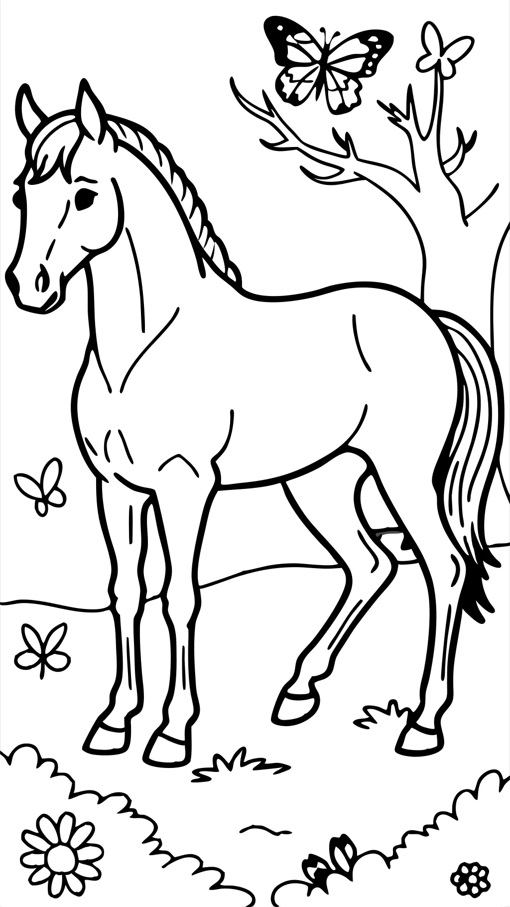 coloriages de chevaux imprimables